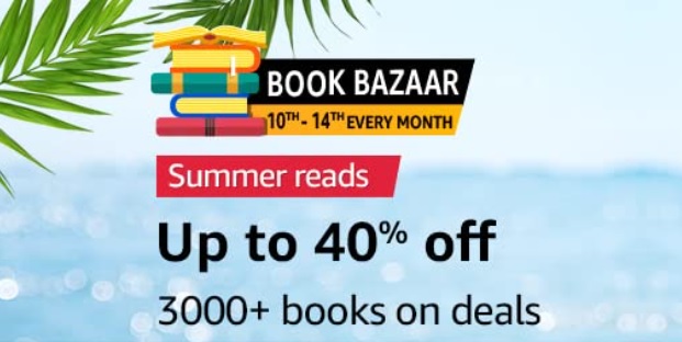 India Desire : Amazon Books Offer : Get Upto 40% Off On Books During Book Bazaar Sale (10th To 14th November 2022)